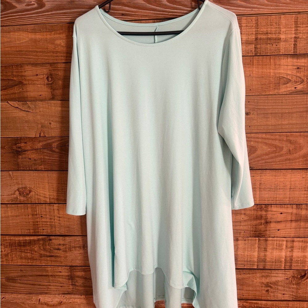 Light Blue Long Sleeve Tunic